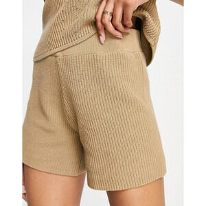 Selected Femme Brown Knit Shorts Small